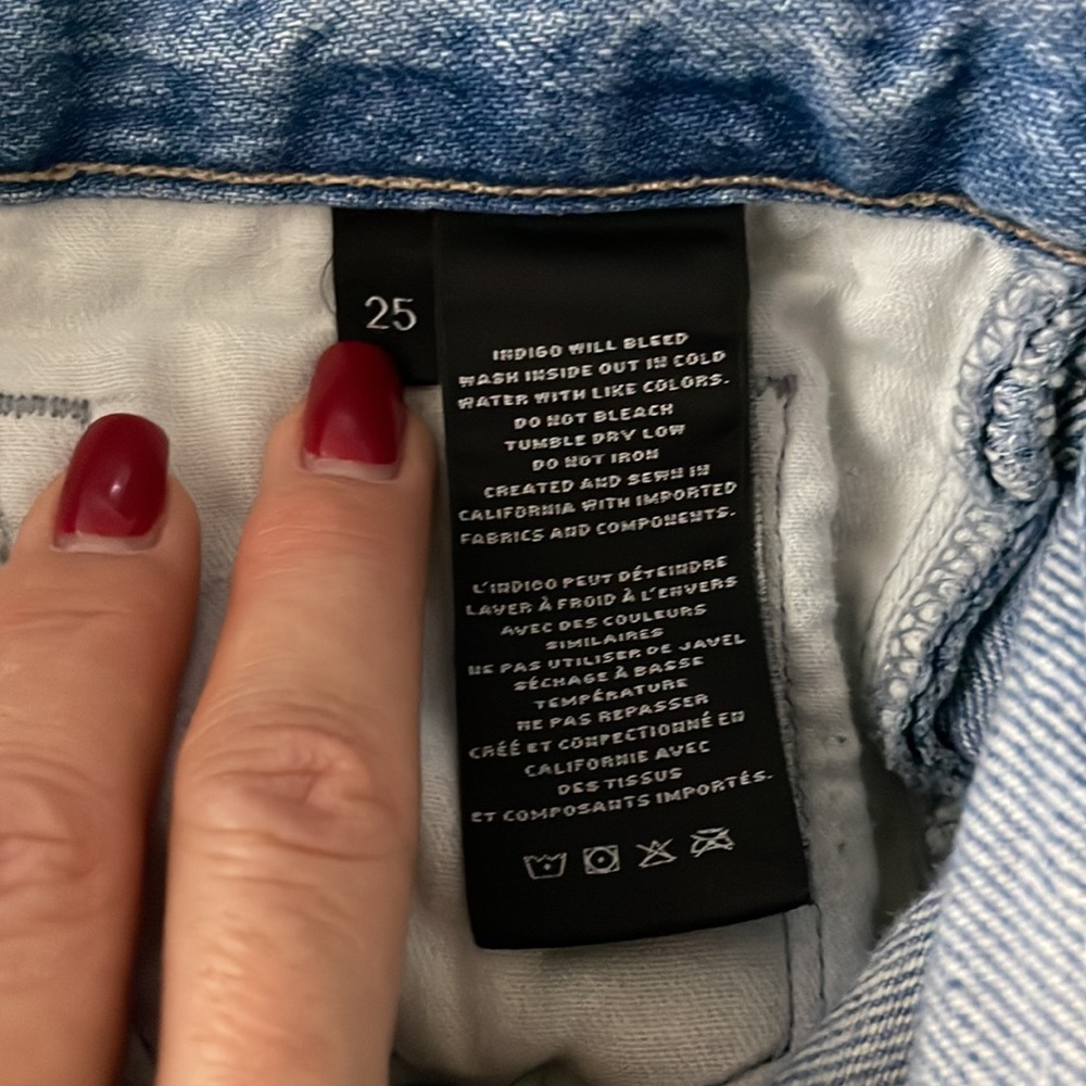 J Brand Ivy High Rise Crop Straight Arcane Jeans size 25 - Picture 8 of 9